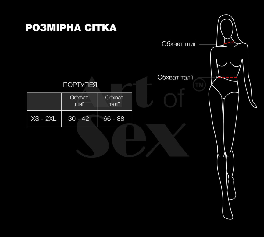 Жіноча портупея Art of Sex - Milana, екошкіра, розмір XS-2XL, колір білий фото 5