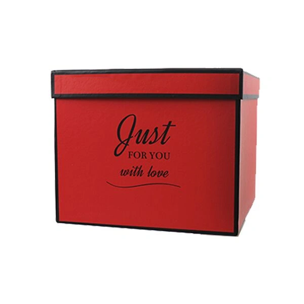 Подарочная коробка Just for you красная, L - 25х22х18 см фото 1