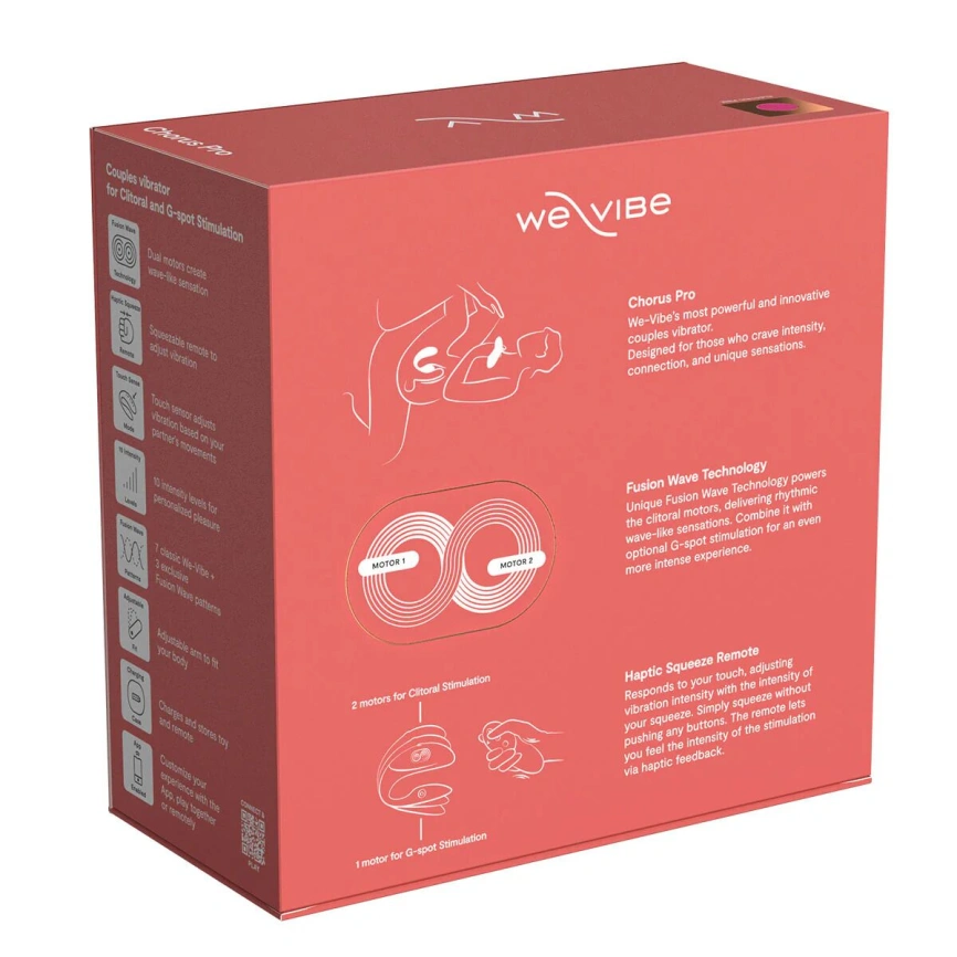 Смарт-вибратор для пар We-Vibe Chorus Pro Electric Pink фото 15