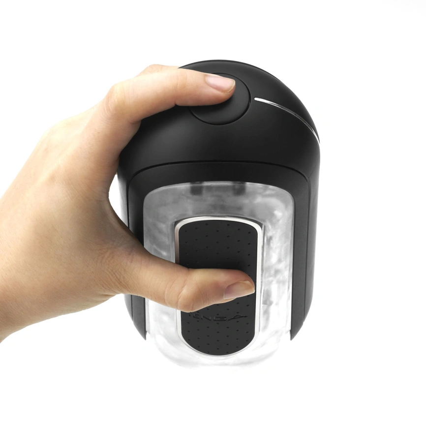 Вибромастурбатор Tenga Flip Zero Electronic Vibration Black, изменяемая интенсивность, раскладной фото 5