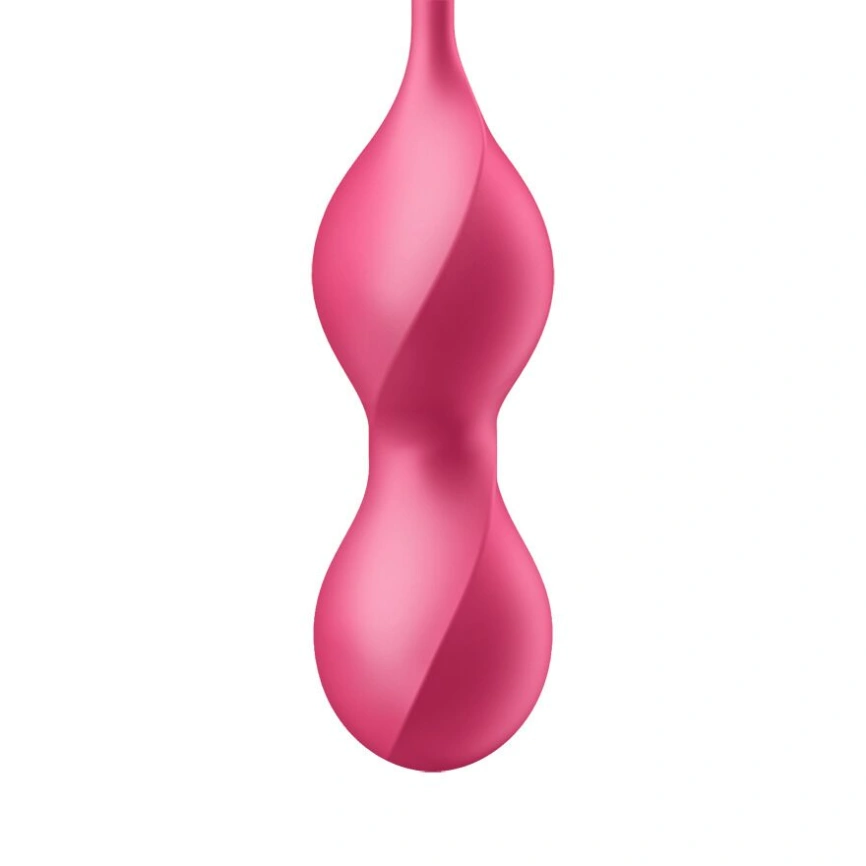 Вагинальные смарт-шарики с вибрацией Satisfyer Love Birds 2 Connect App Red, 86 г, пульт ДУ фото 4
