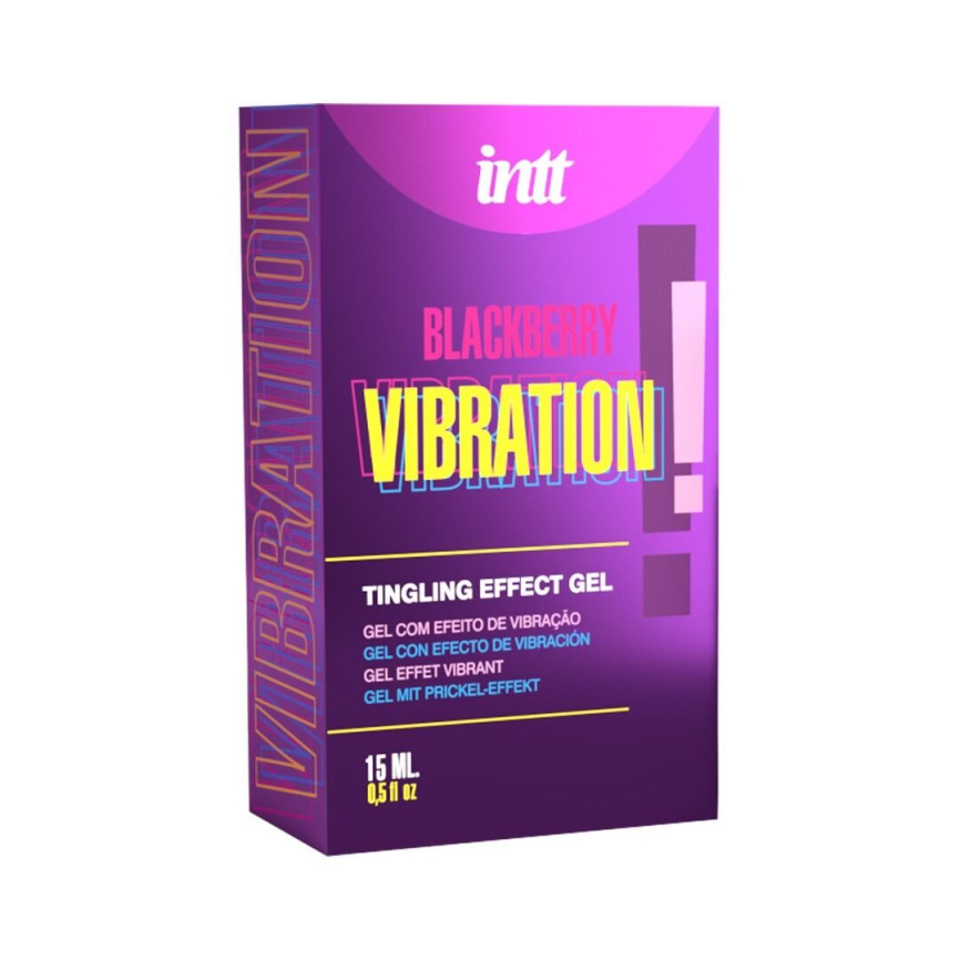 Рідкий вібратор Intt Vibration Blackberry (15 мл) зі смаком ожини фото 3