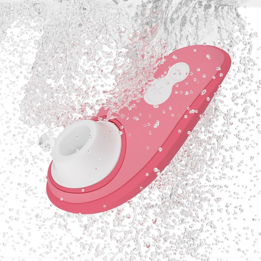 Вакуумный клиторальный стимулятор Womanizer Liberty 2 Vibrant Rose, 8 режимов, магнитная крышечка фото 6