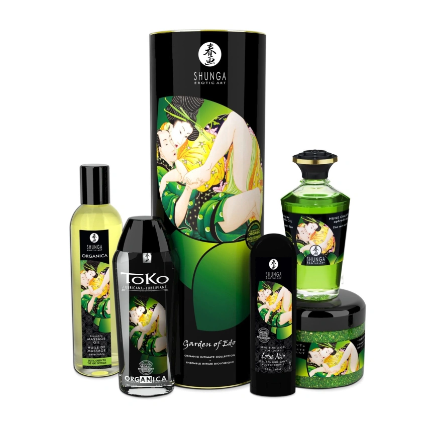 Подарочный набор Shunga GARDEN OF EDO Organic: расслабляющий аромат зеленого чая фото 1