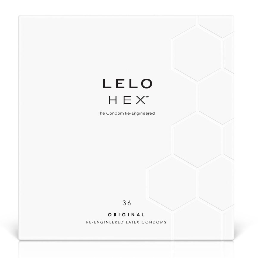 Презервативи LELO HEX Condoms Original 36 Pack, тонкі та суперміцні фото 1