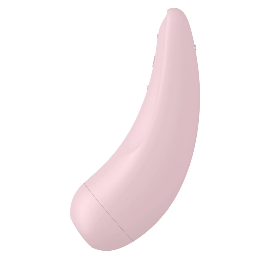 Вакуумный клиторальный стимулятор Satisfyer Curvy 2+ Pink с управлением через интернет фото 6