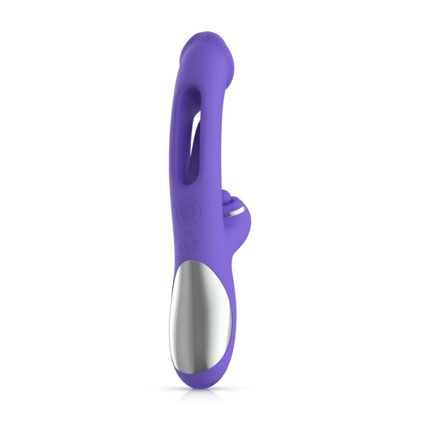 Вібратор-кролик Good Vibes Only - Tess Rabbit Vibrator with G-Spot Stimulator фото 4