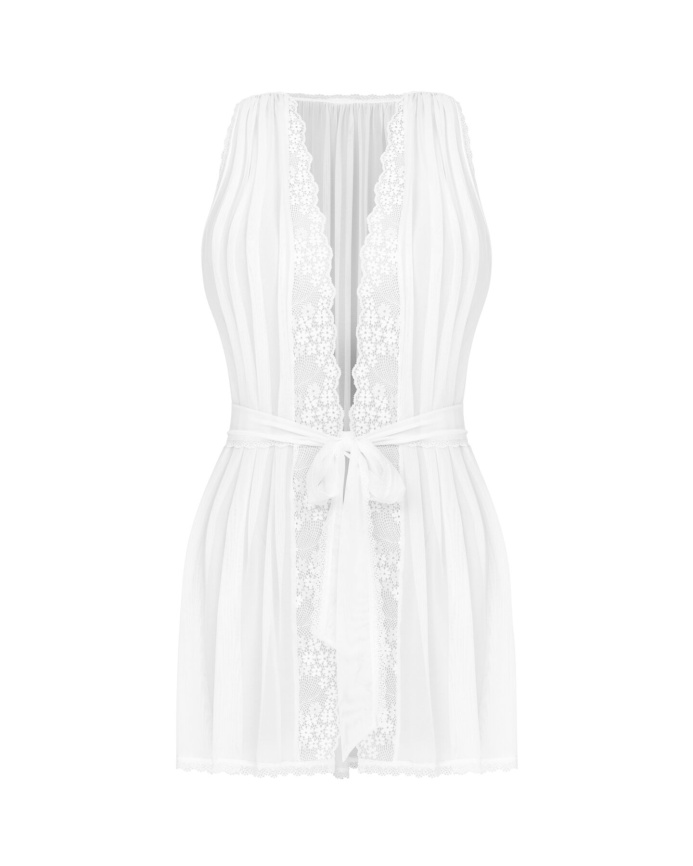 Напівпрозорий пеньюар Obsessive Heavenlly peignoir XL/2XL фото 3