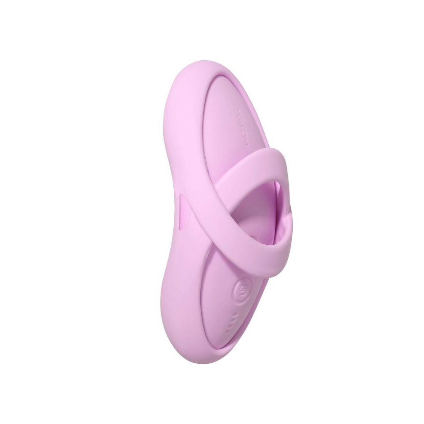Смарт-вібратор для клітора Svakom Echo 2 Pink Lilac, підігрів до 38 °C, знімна насадка на палець фото 13
