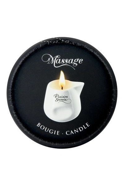 Массажная свеча Plaisirs Secrets Vanilla (80 мл) подарочная упаковка, керамический сосуд фото 2
