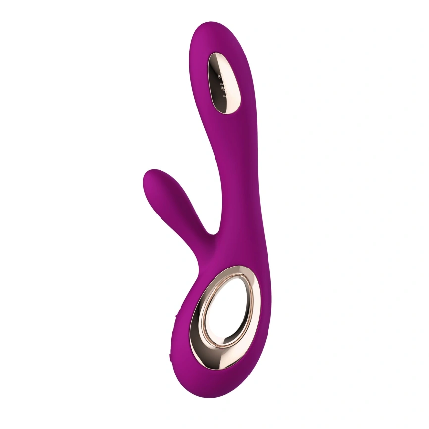 Вибратор-кролик LELO Soraya Wave Deep Rose, манящие движения ствола фото 3