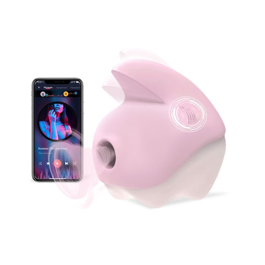Вакуумний кліторальний смарт-стимулятор Magic Motion Unicorn Pink з вібрацією фото 1