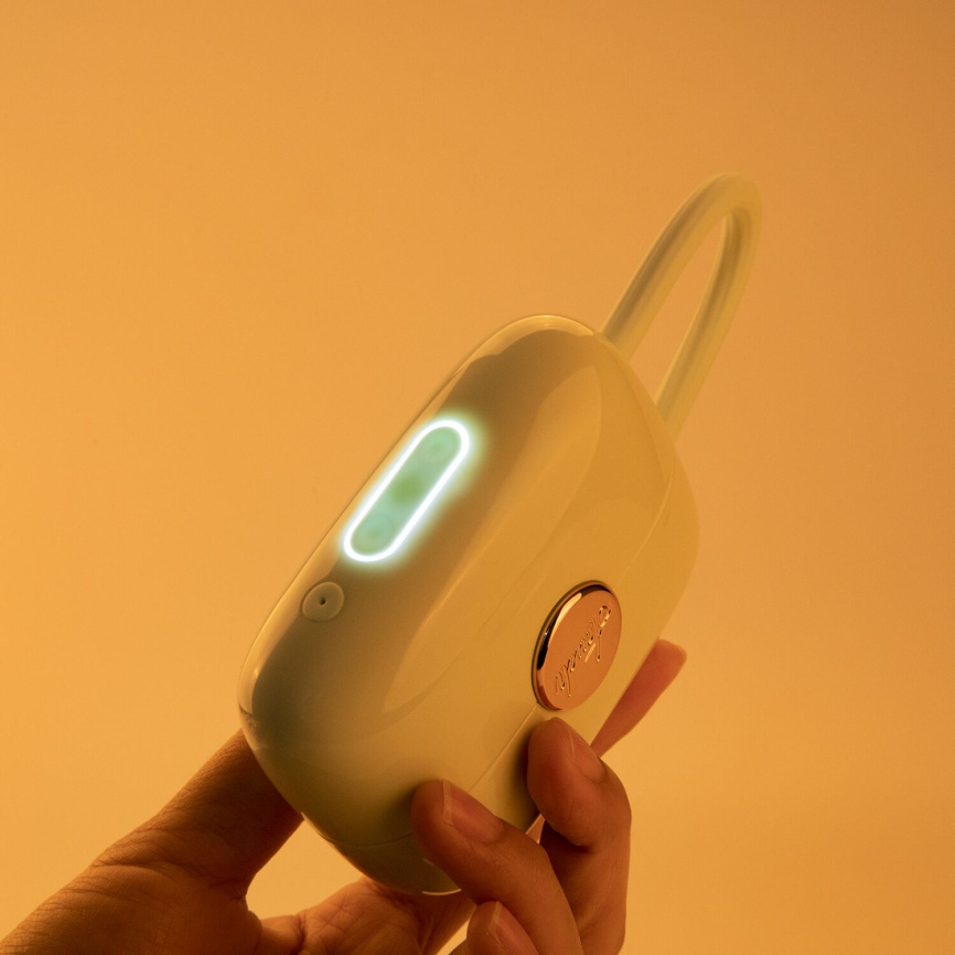 Вакуумний кліторальний стимулятор Otouch Louis Vibrate Teal з віброяйцем, у кейсі фото 7