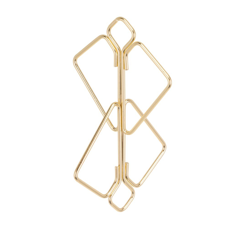 SX0844 Затискачі для сосків з важкою підвіскою LOCKINK Nipple Clamps with Heavy Pendant, золотисті фото 9