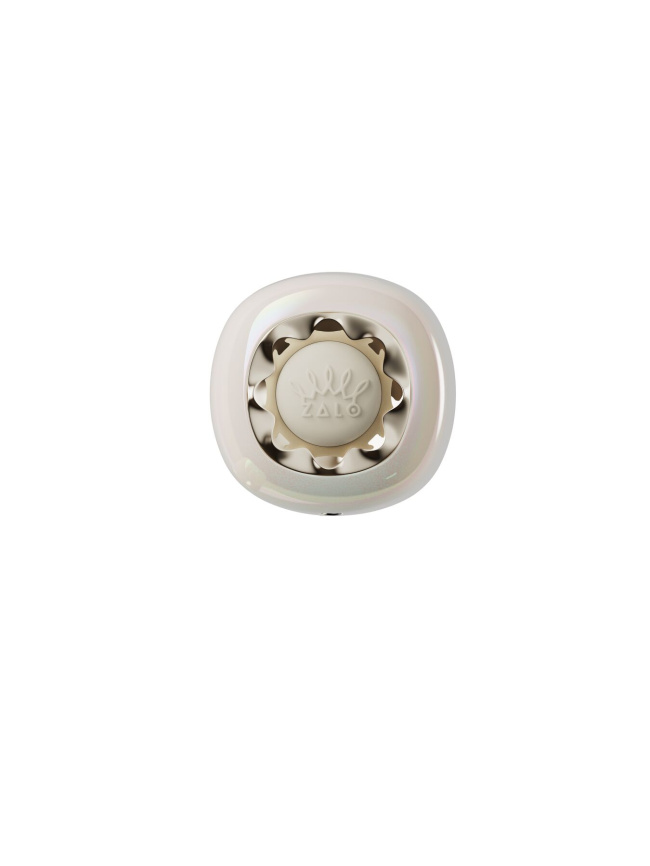 Вакуумний кліторальний стимулятор Zalo Lia Floral White, 3 насадки, 3 режими, різна інтенсивність фото 7