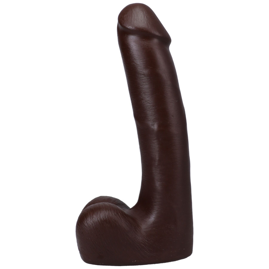 Фалоімітатор Doc Johnson The Realistic Cock ULTRASKYN - 9 Inch with Balls Chocolate фото 2