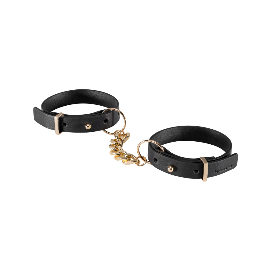 Наручники з екошкіри Bijoux Indiscrets Maze – Thin Handcuffs Black фото 1