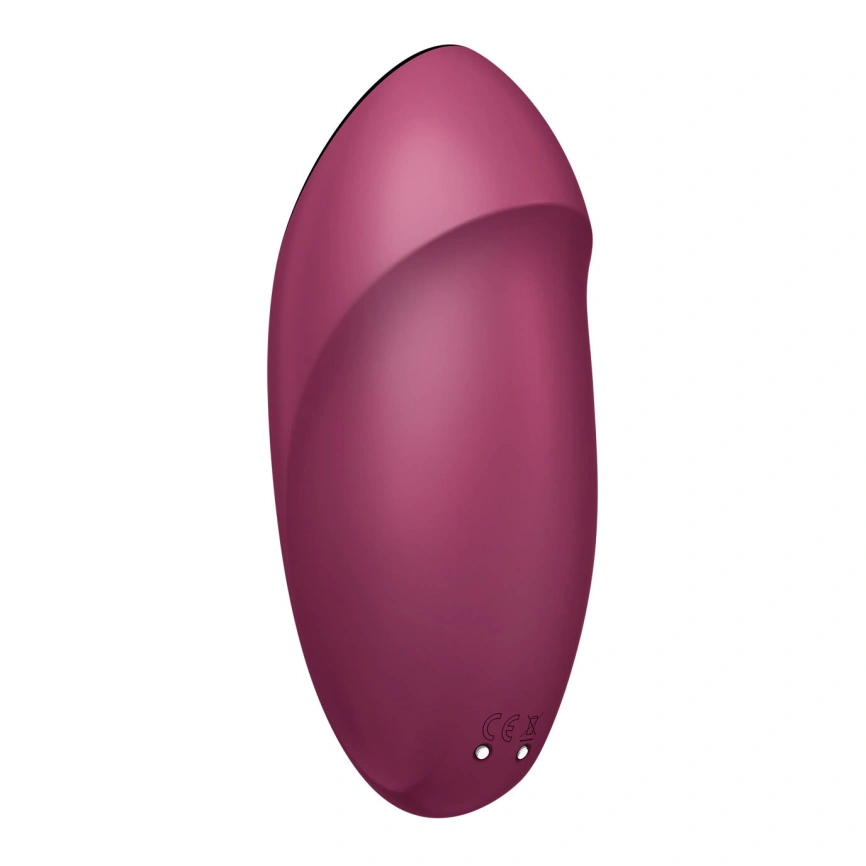 Вибростимулятор-пульсатор Satisfyer Tap & Climax 1 Red, эффект постукивания пальцем, 2 мотора фото 5