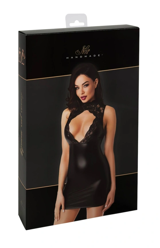 Платье Noir Handmade F343 Powerwetlook and lace mini skirt - XL фото 7