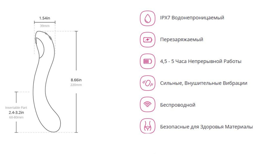 Осцилювальний смарт-вібратор для точки G Lovense Osci 2 фото 6