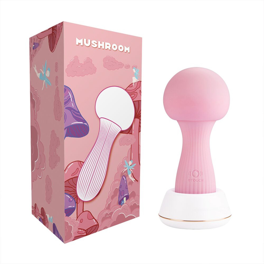 Вібромасажер Otouch MUSHROOM Pink, 7 режимів, функція нічника, технологія «старт-стоп» фото 9