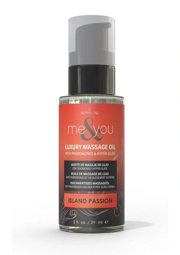 Массажное масло Sensuva Me&You - Island Passion (Wild Passion Fruit & Island Guava) 59 мл фото 1
