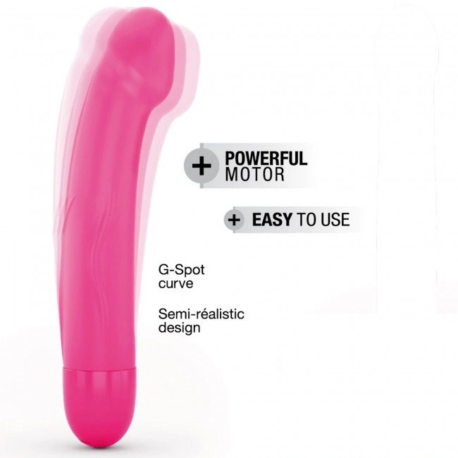 Вибратор Dorcel Real Vibration M Magenta 2.0, диам 3,7см, перезаряжаемый, для точки G фото 1