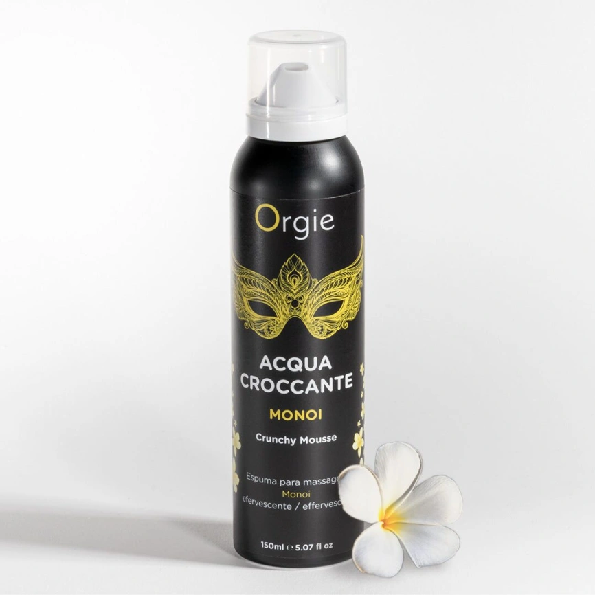 Массажная пенка Orgie – Acqua Croccante Monoi (150 мл), эффект лопающихся пузырьков фото 4