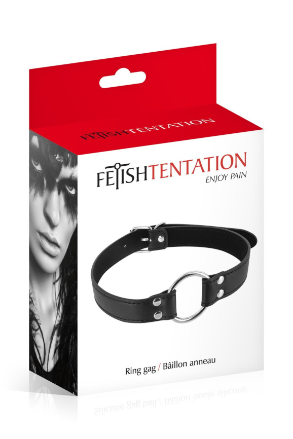 Кляп із кільцем Fetish Tentation Ring Gag (м'яте паковання!!!) фото 3