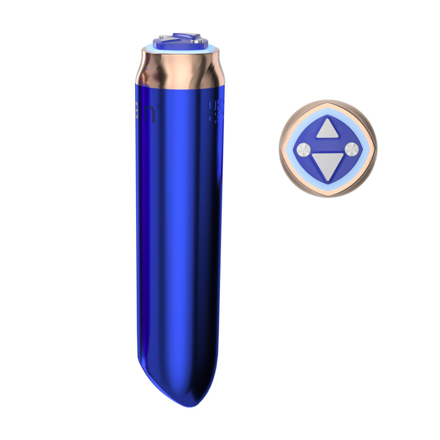 Віброкуля Swan Maximum + Comfy Cuff Blue, суперпотужна, різна інтенсивність, силіконова манжета фото 3
