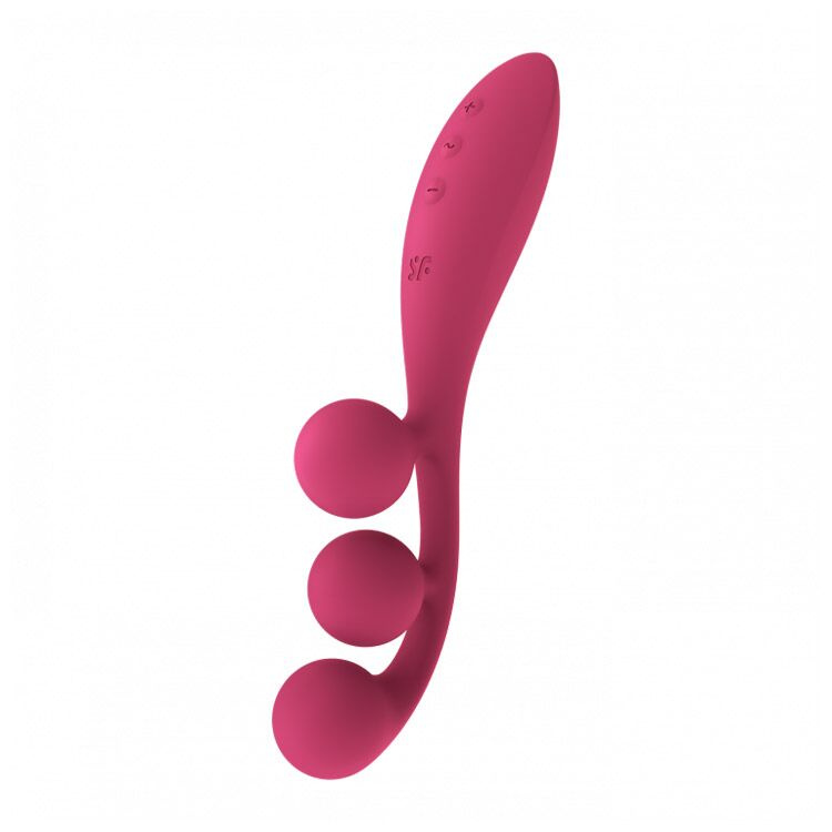 Універсальний вібратор Satisfyer Tri Ball 1, 3 мотори, гнеться фото 1