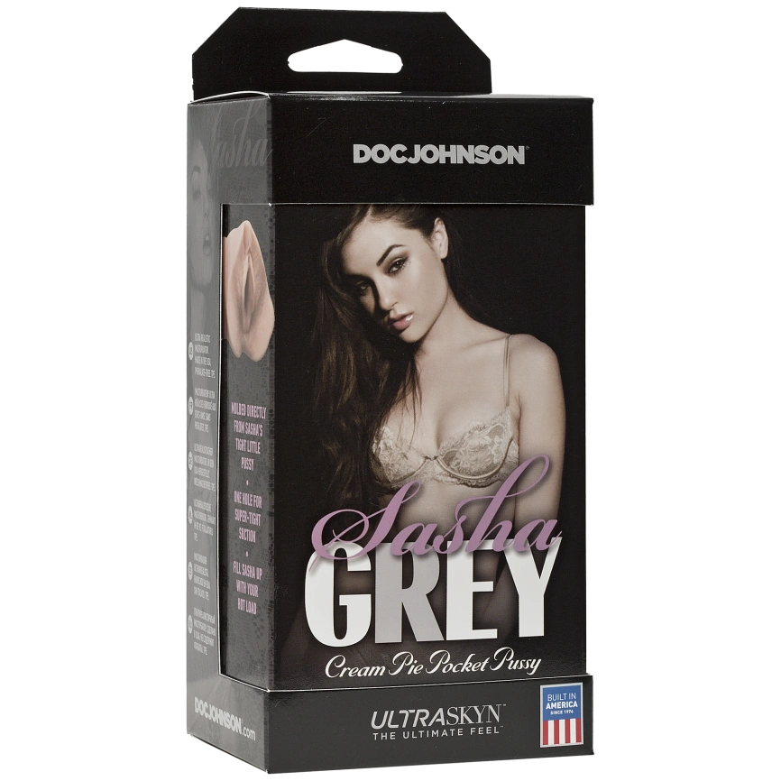 Мастурбатор-вагина Doc Johnson Sasha Grey - Ultraskyn Cream Pie Pocket фото 2