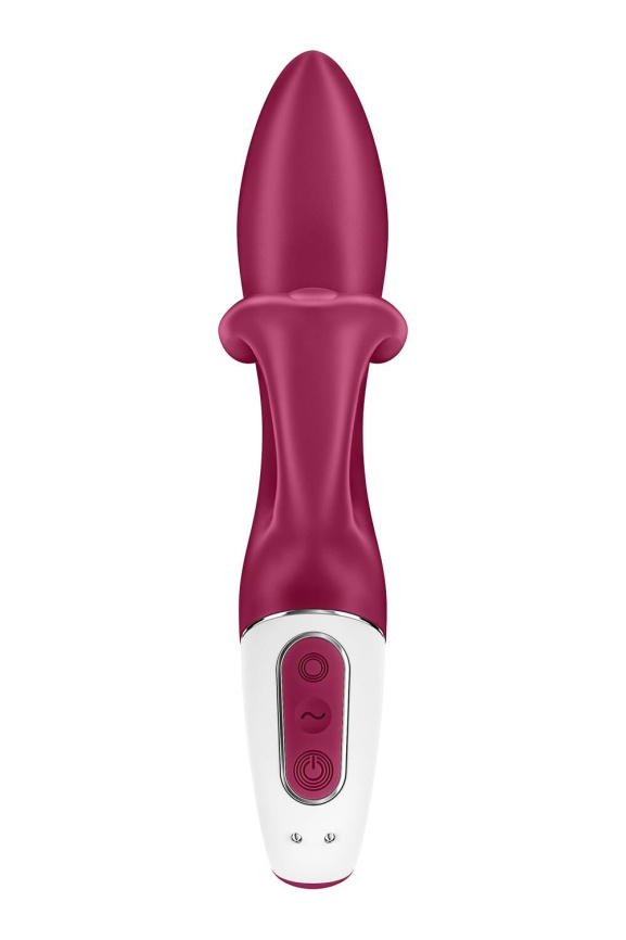 Вібратор-кролик із потрійним відростком Satisfyer Embrace me Berry, 2 мотори, діаметр 3,6 см фото 5