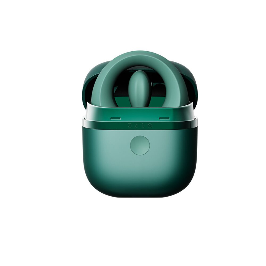 Ерекційне смарт-віброкільце Zalo Apis Turquoise Green, до 4 годин роботи, зарядний кейс фото 14