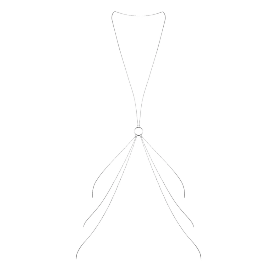 Цепочка для тела Bijoux Indiscrets Magnifique 8 Body Chain — Silver фото 1