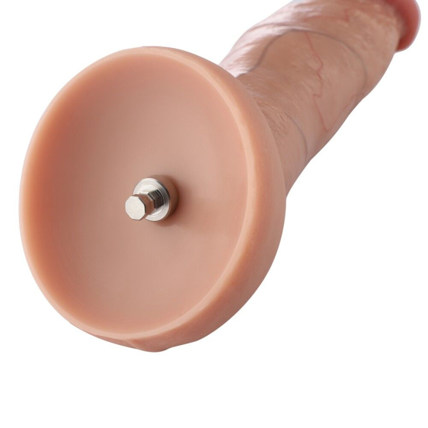 Гіперреалістичний фалоімітатор для секс-машин Hismith Hyper Realistic Silicone Dildo, KlicLok фото 7