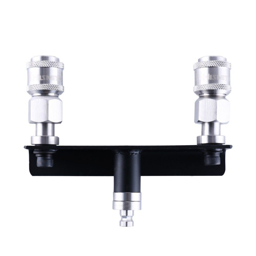 Подвійний конектор для секс-машин Hismith Quick Connector Adapter with Double Head, система KlicLok фото 2