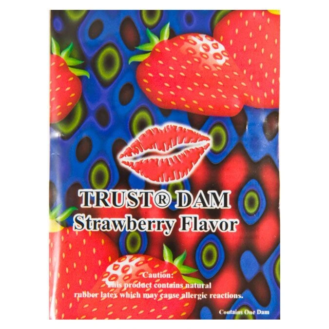 Латексная салфетка Latex Dental Dams Strawberry 1 шт фото 2