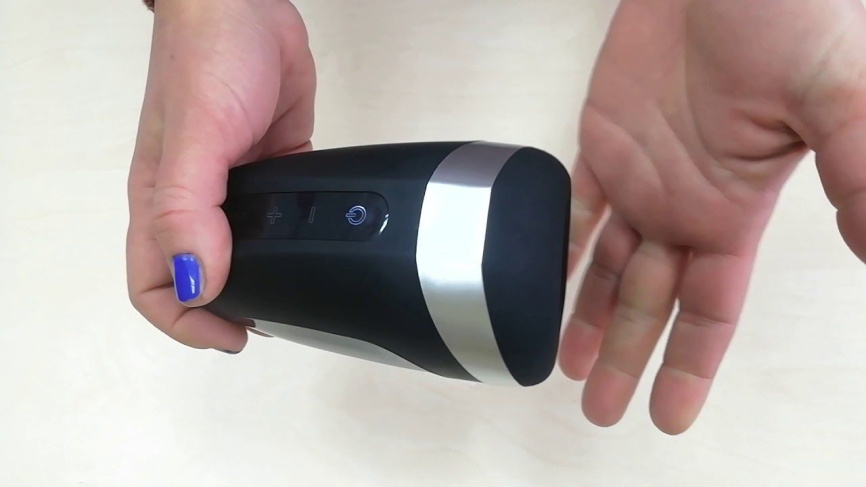 Мастурбатор Satisfyer Men Heat Vibration імітатор мінету, підігрів та вібрація, стимуляція головки фото 3