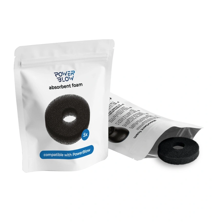 Впитывающая губка Kiiroo Powerblow Absorbent Foam 5 шт, для вакуумной насадки Powerblow фото 1