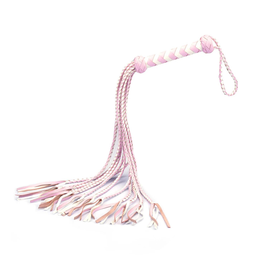 Флогер Liebe Seele White & Pink Leather Whip фото 3