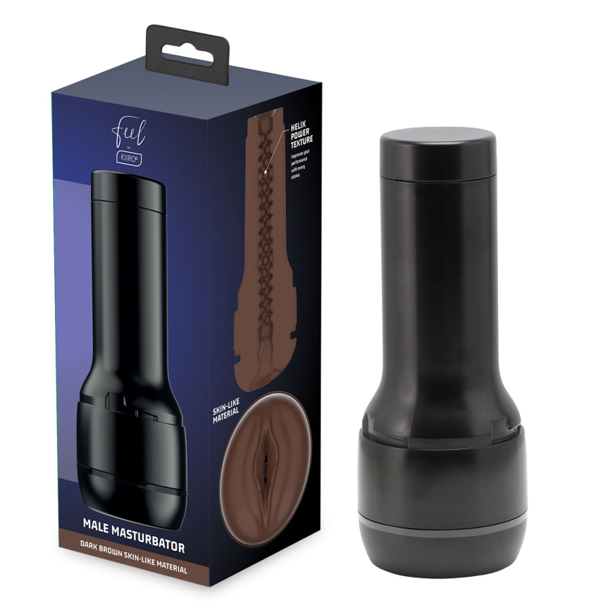 Мастурбатор-вагіна Kiiroo Feel Stroker Dark Brown для секс-машини Kiiroo Keon фото 2