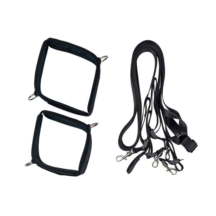 Растяжка на кровать Punishment - 5-Piece Bed Restraint Kit – Black фото 3