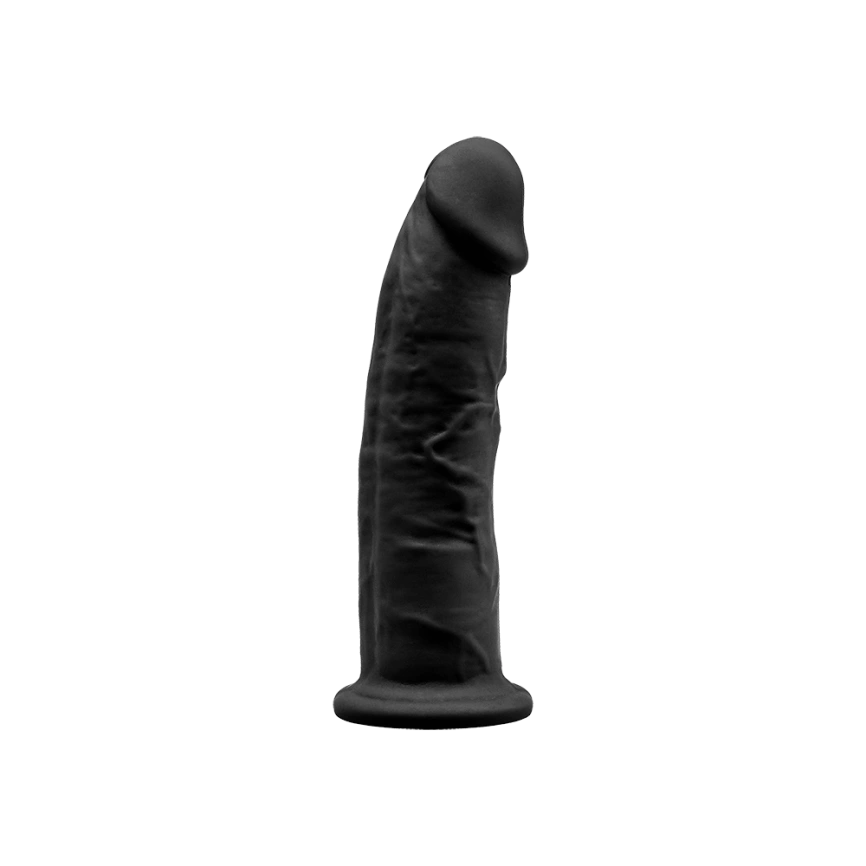 Фаллоимитатор SilexD Robby Black (MODEL 2 size 6in), двухслойный, силикон+Silexpan, диаметр 3,5 см фото 1