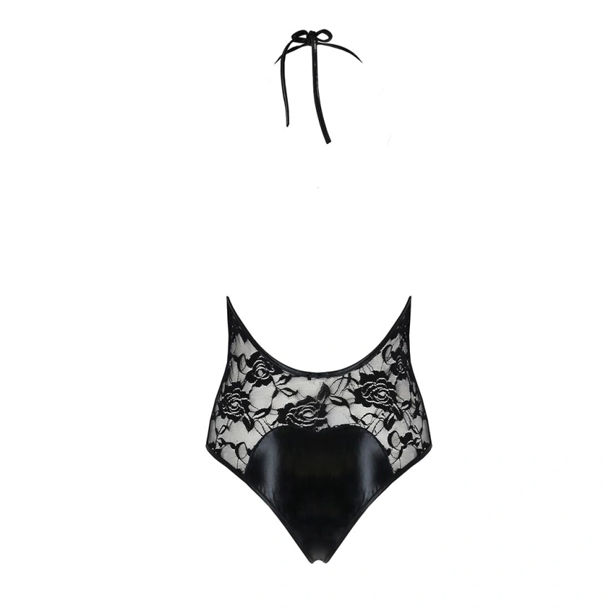 Боди с очень глубоким декольте Passion DARYL BODY S/M, black фото 7