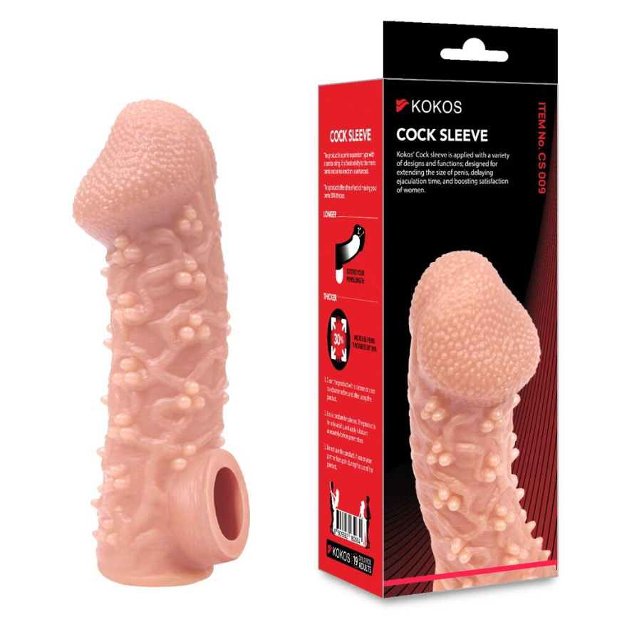 Насадка на член Kokos Cock Sleeve CS 009 L фото 2