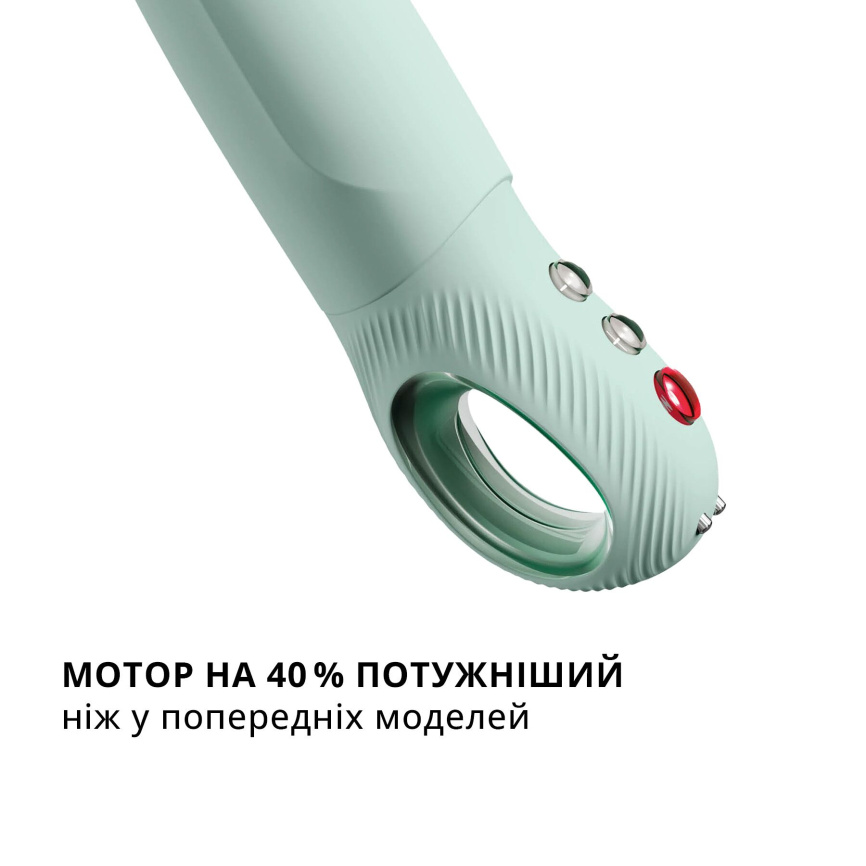 Пульсатор для точки G Fun Factory STRONIC G FORTE sage green, 8 режимів, суперпотужний фото 5
