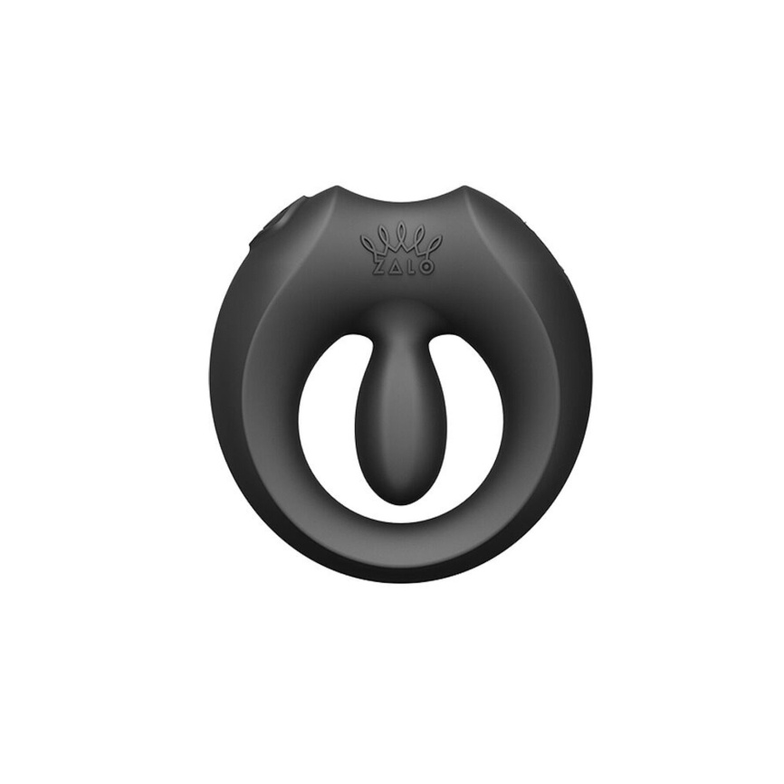 Ерекційне смарт-віброкільце Zalo Apis Obsidian Black, до 4 годин роботи, зарядний кейс фото 24