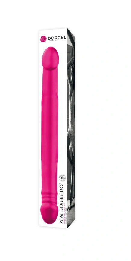 Фаллоимитатор двусторонний Dorcel Real Double Do Magenta, диаметр 4см, длина 42см фото 2