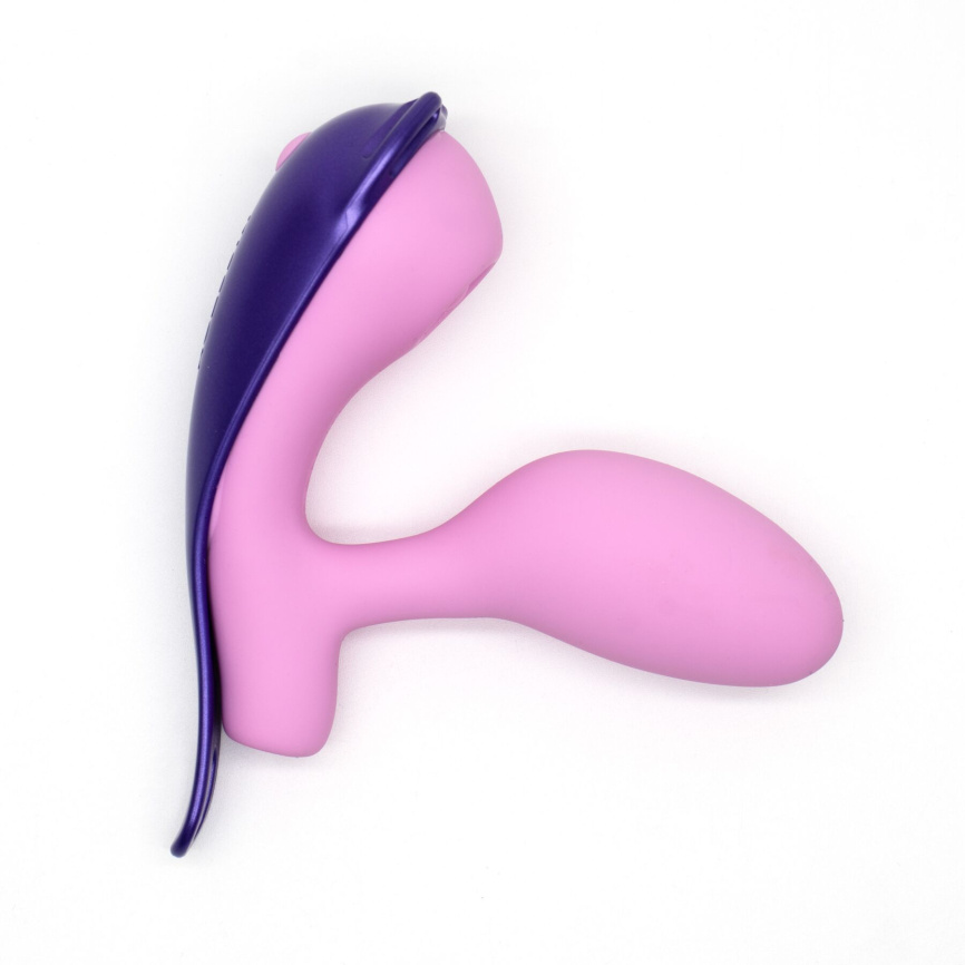 Смарт-віброяйце зі стимуляцією клітора KISSTOY Viosecret Pro, реагує на стискання, пояс для кріплення фото 3